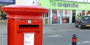 Postbox in Crook, County Durham. Photograph by Graham Soult