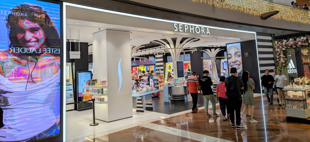 A Sephora store in Singapore in February 2024