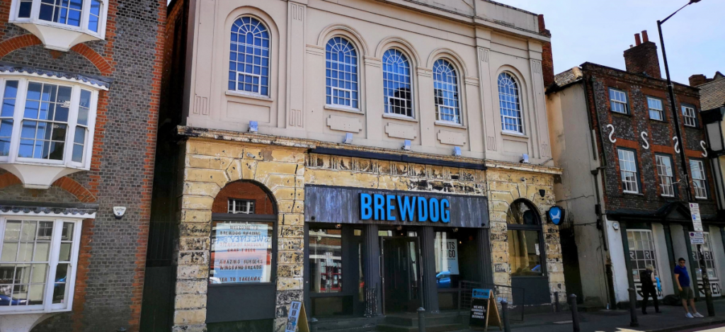 BrewDog's bar in Reading is one of more than 70 venues across the UK